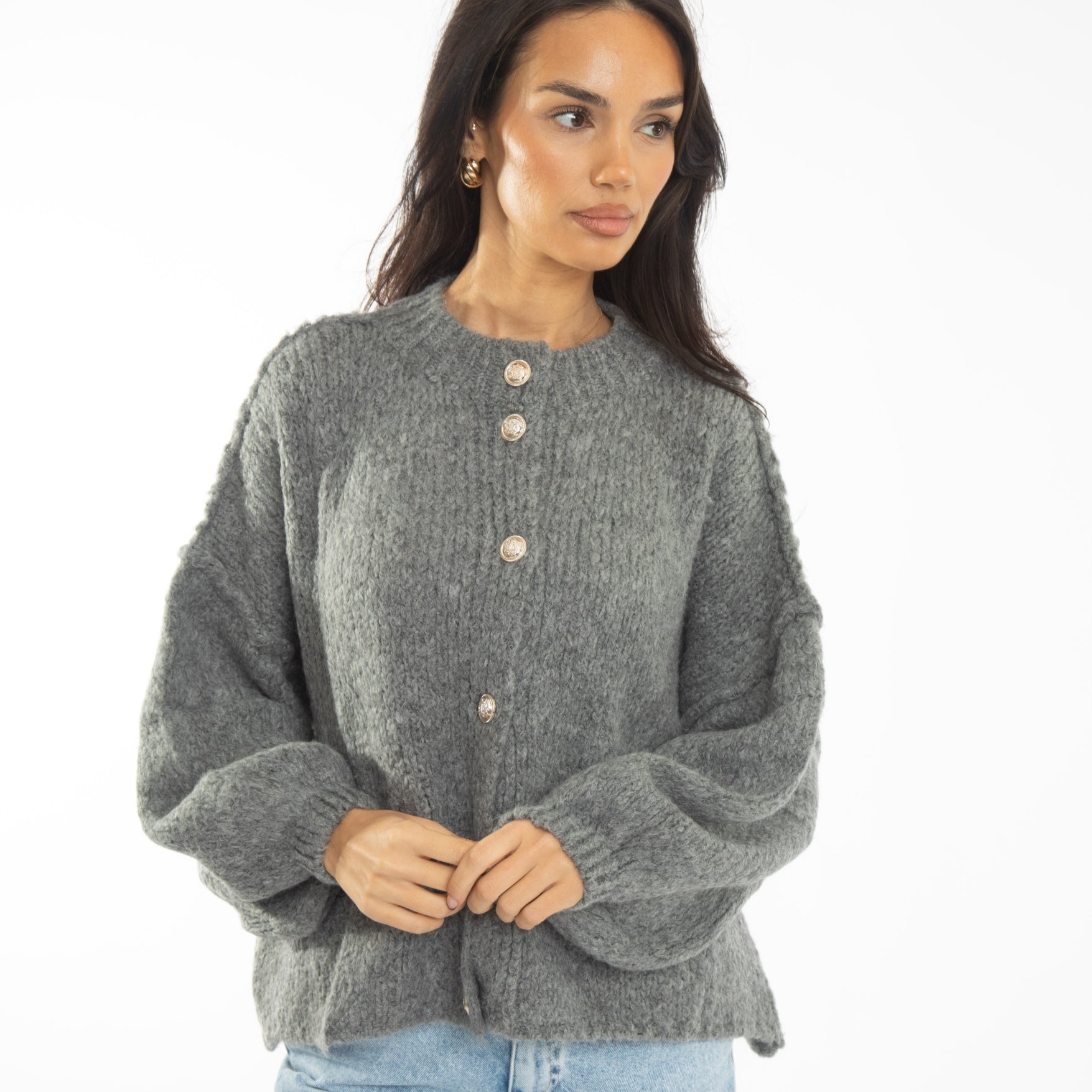 Sophie – Gilet Court Oversize