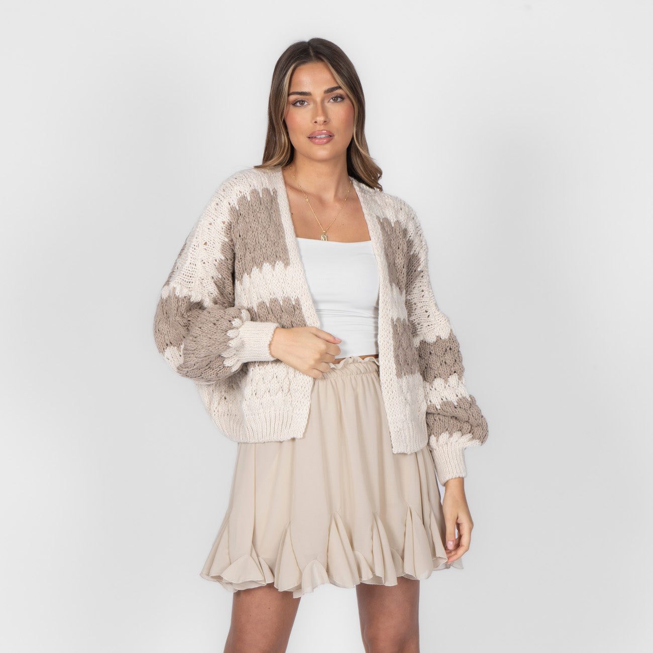 Anaïs - Cardigan en tricot