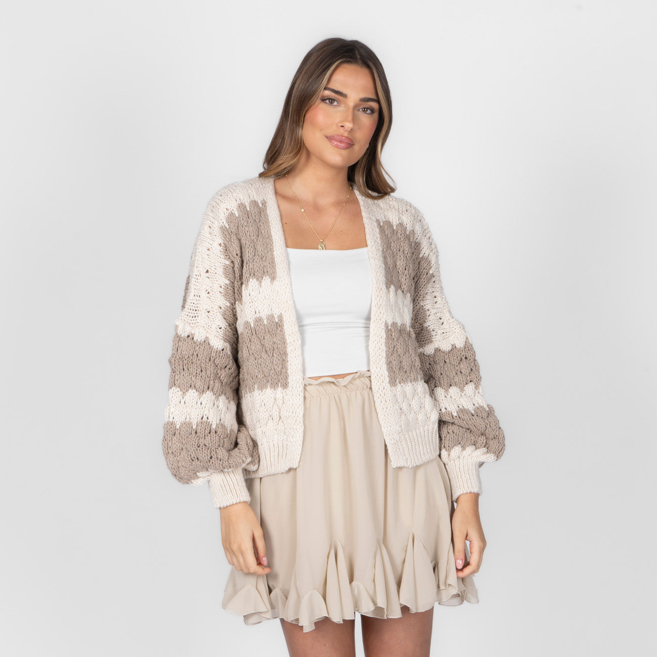 Anaïs - Cardigan en tricot