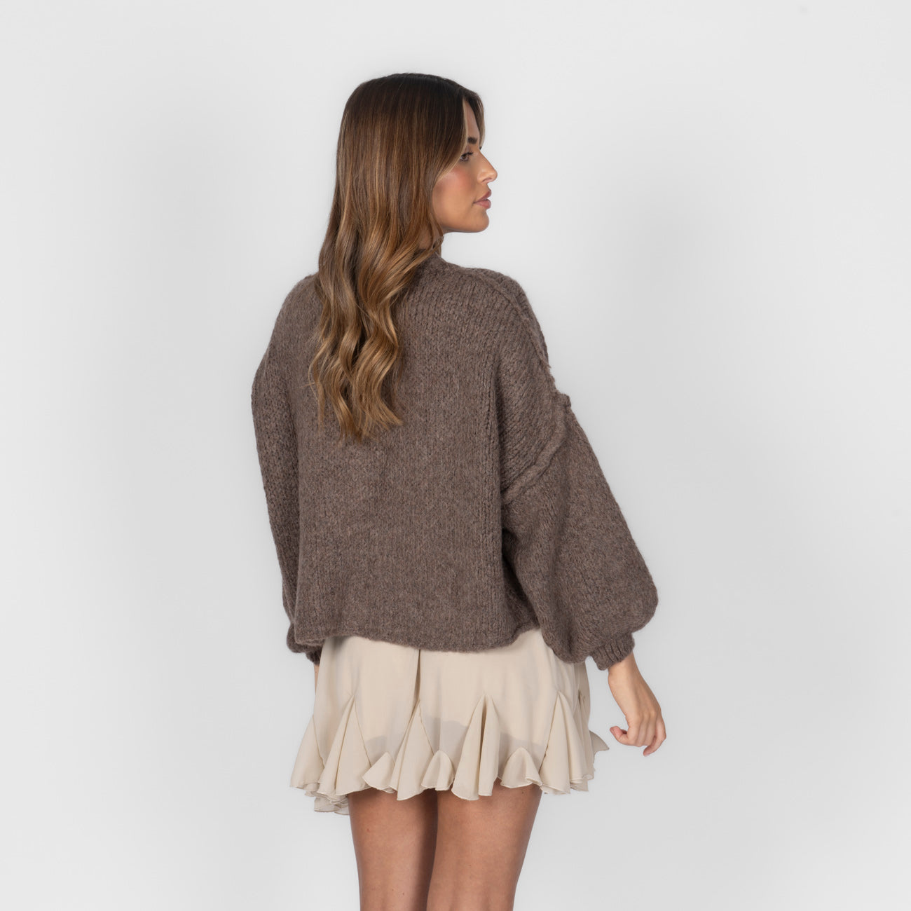 Sophie – Gilet Court Oversize