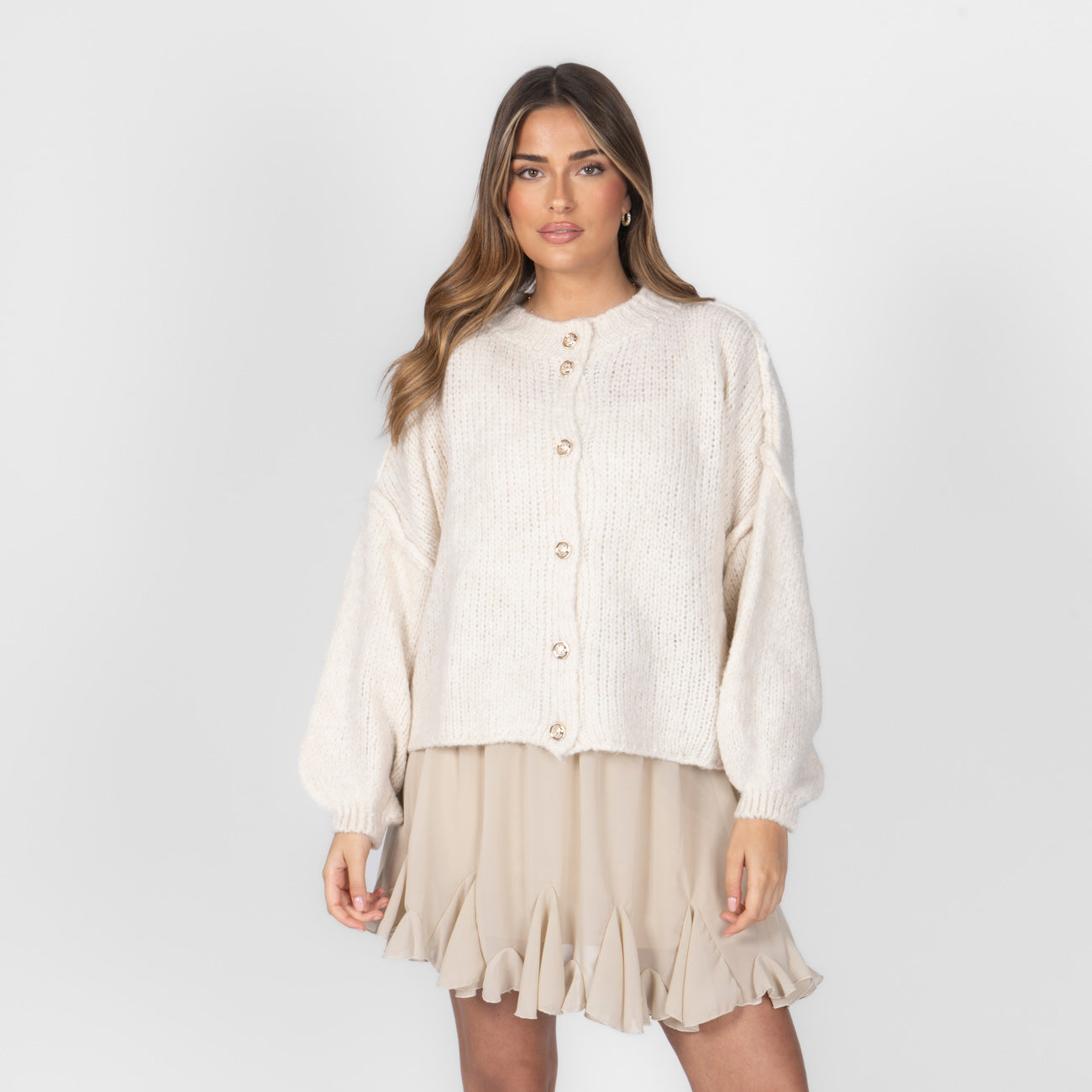 Sophie – Gilet Court Oversize