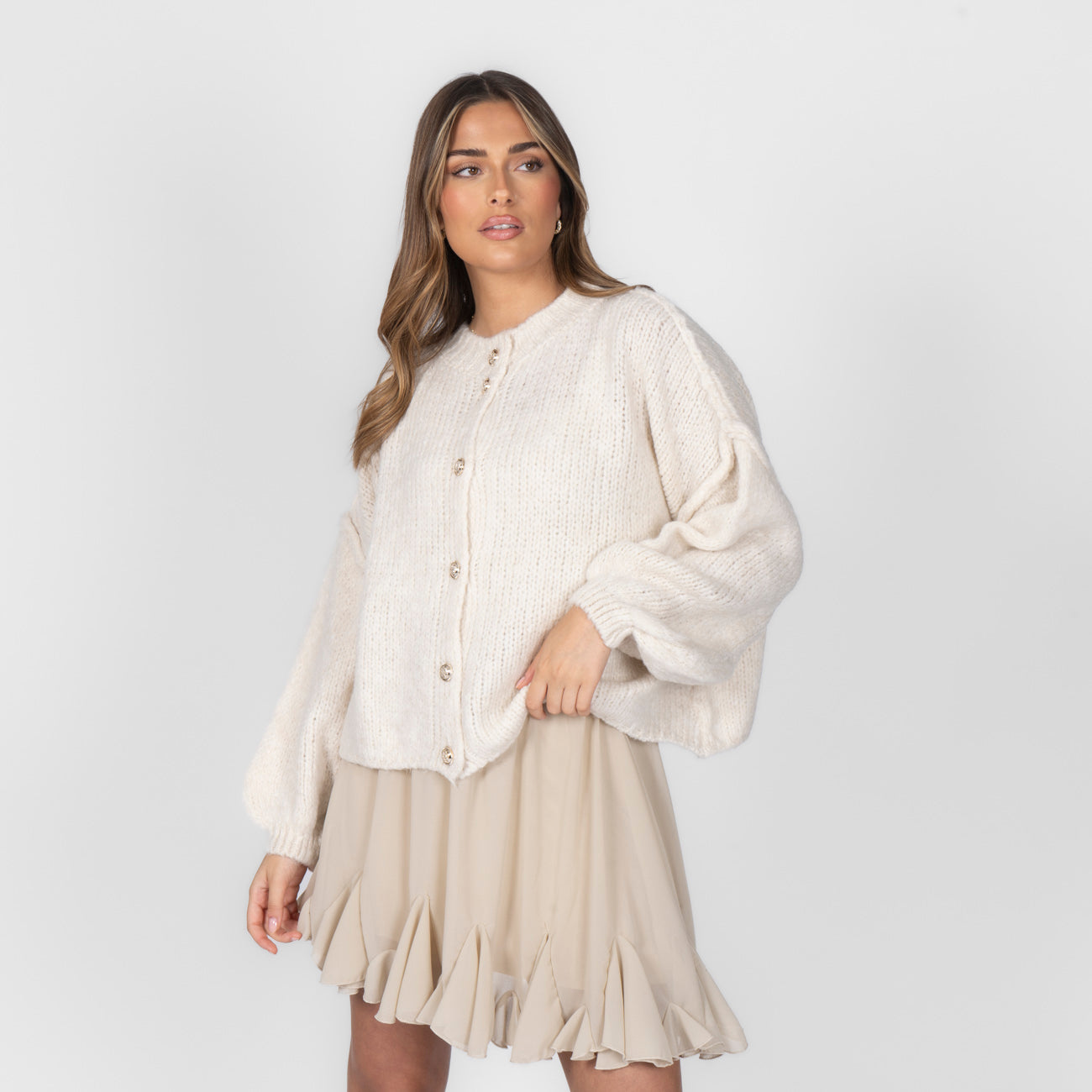 Sophie – Gilet Court Oversize