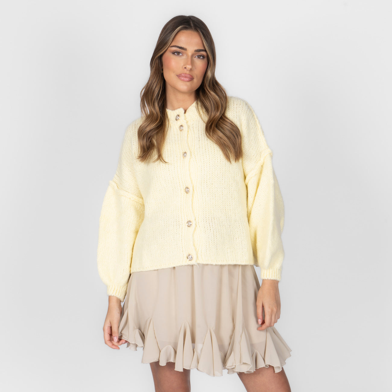 Sophie – Gilet Court Oversize
