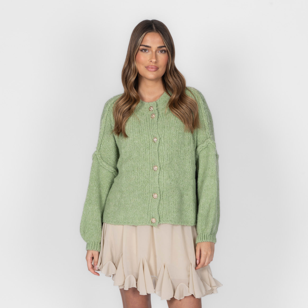 Sophie – Gilet Court Oversize