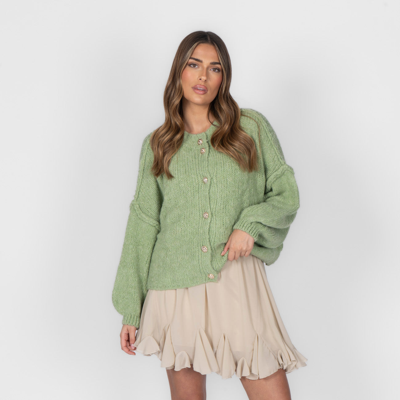 Sophie – Gilet Court Oversize