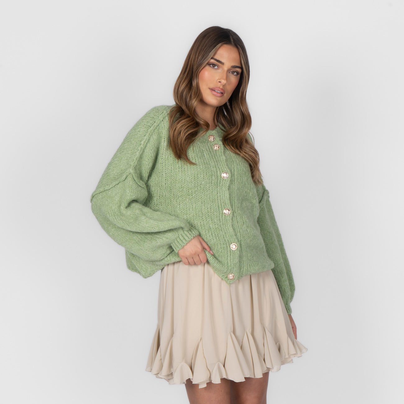 Sophie – Gilet Court Oversize
