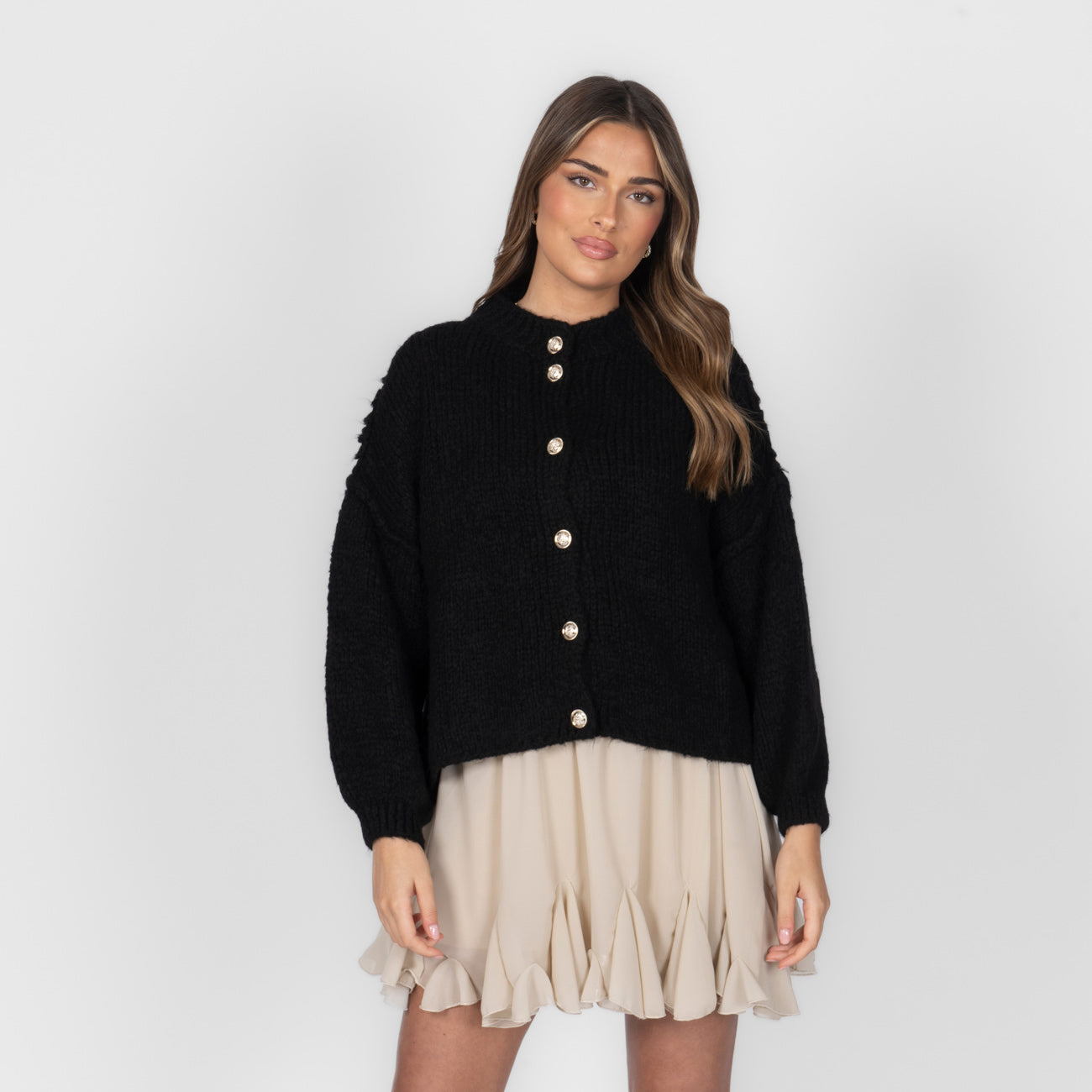 Sophie – Gilet Court Oversize