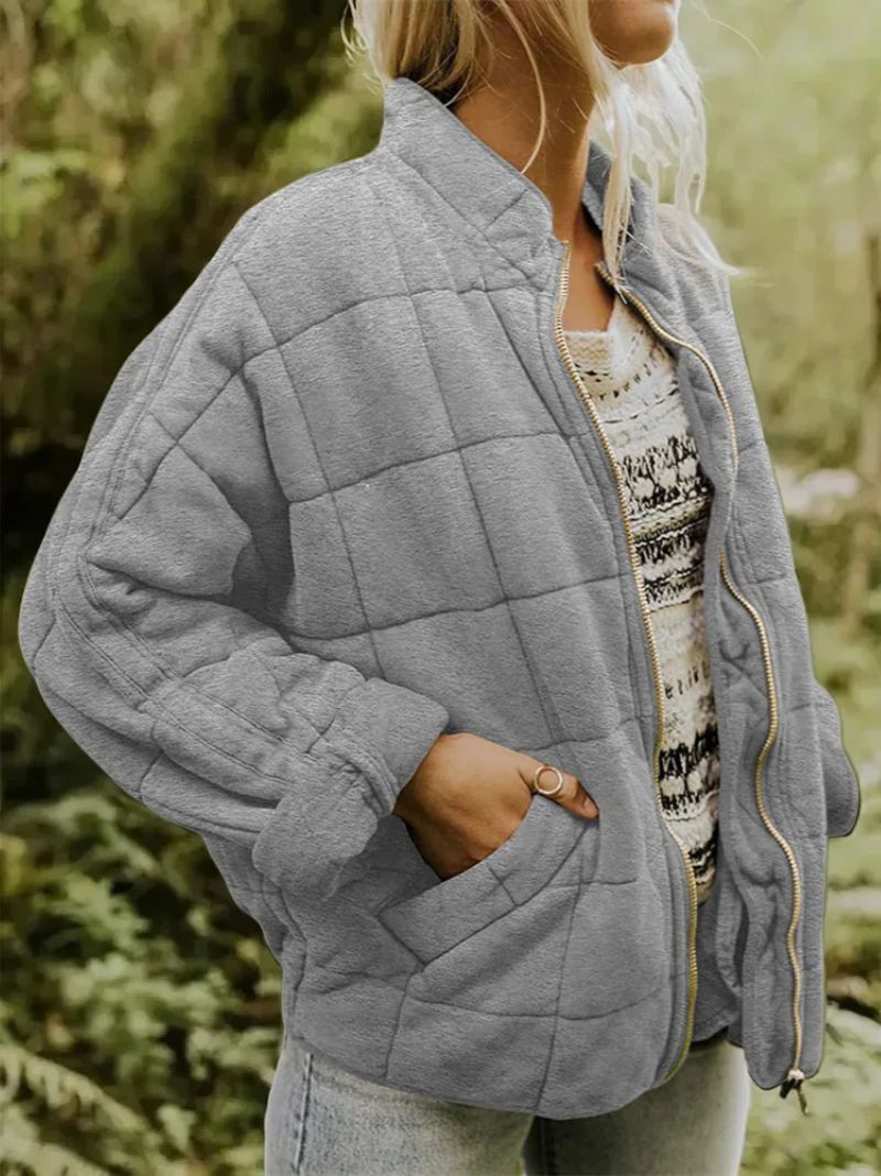 Josiane - Veste doublée oversized élégante chic