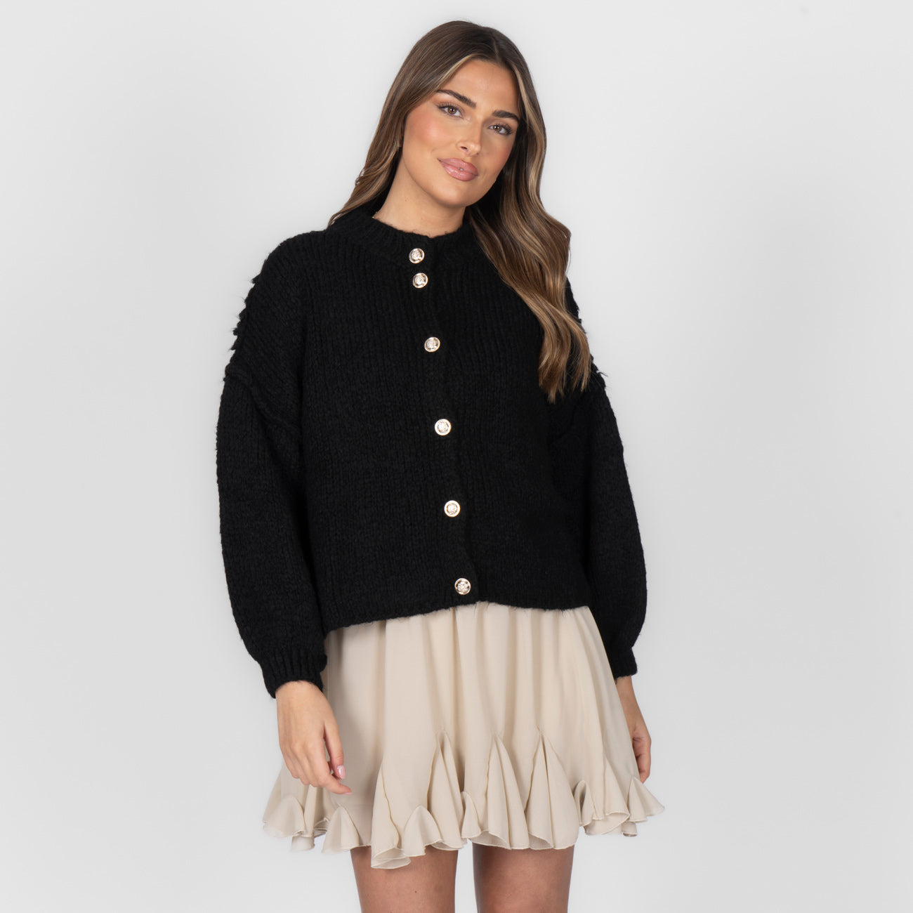Sophie – Gilet Court Oversize