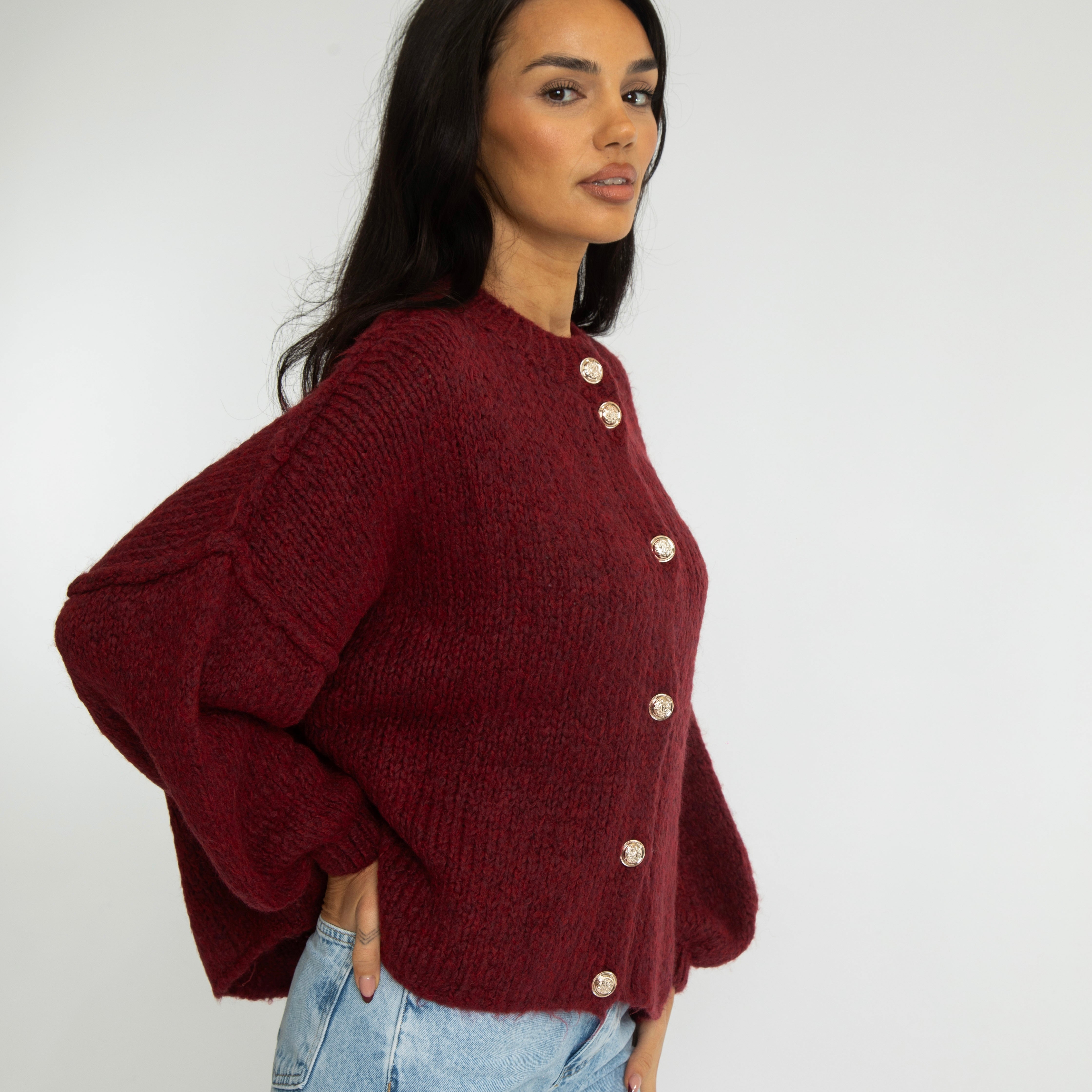 Sophie – Gilet Court Oversize