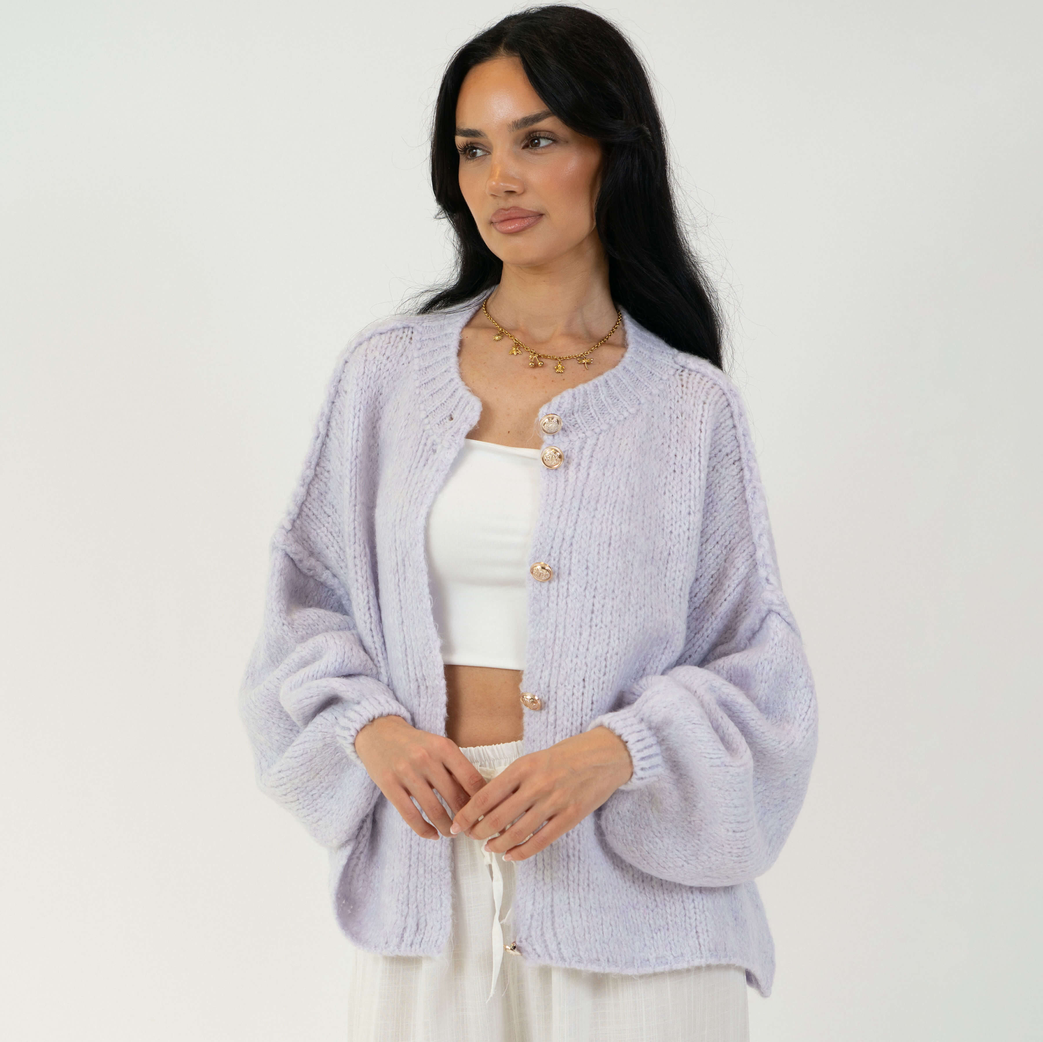 Sophie – Gilet Court Oversize