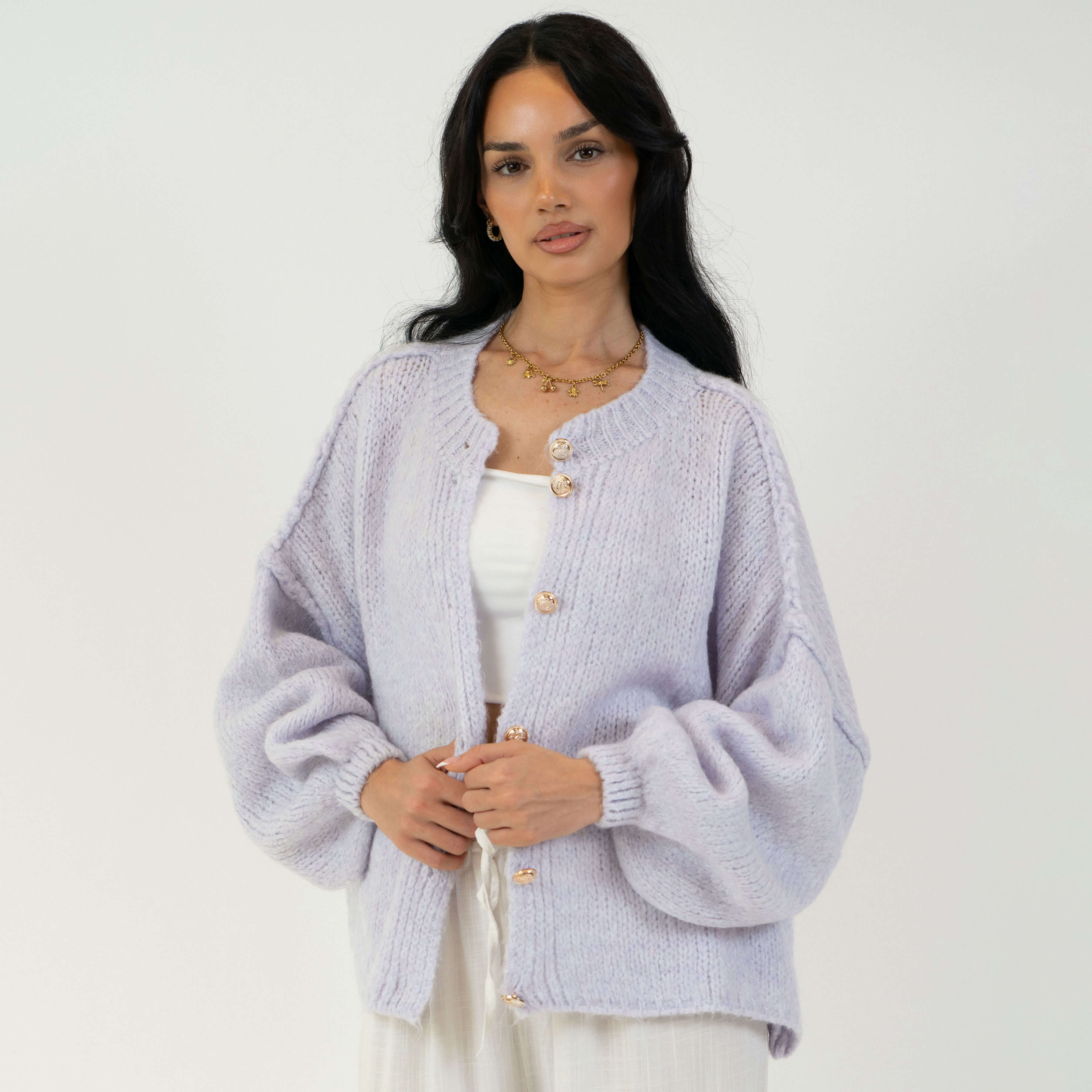 Sophie – Gilet Court Oversize