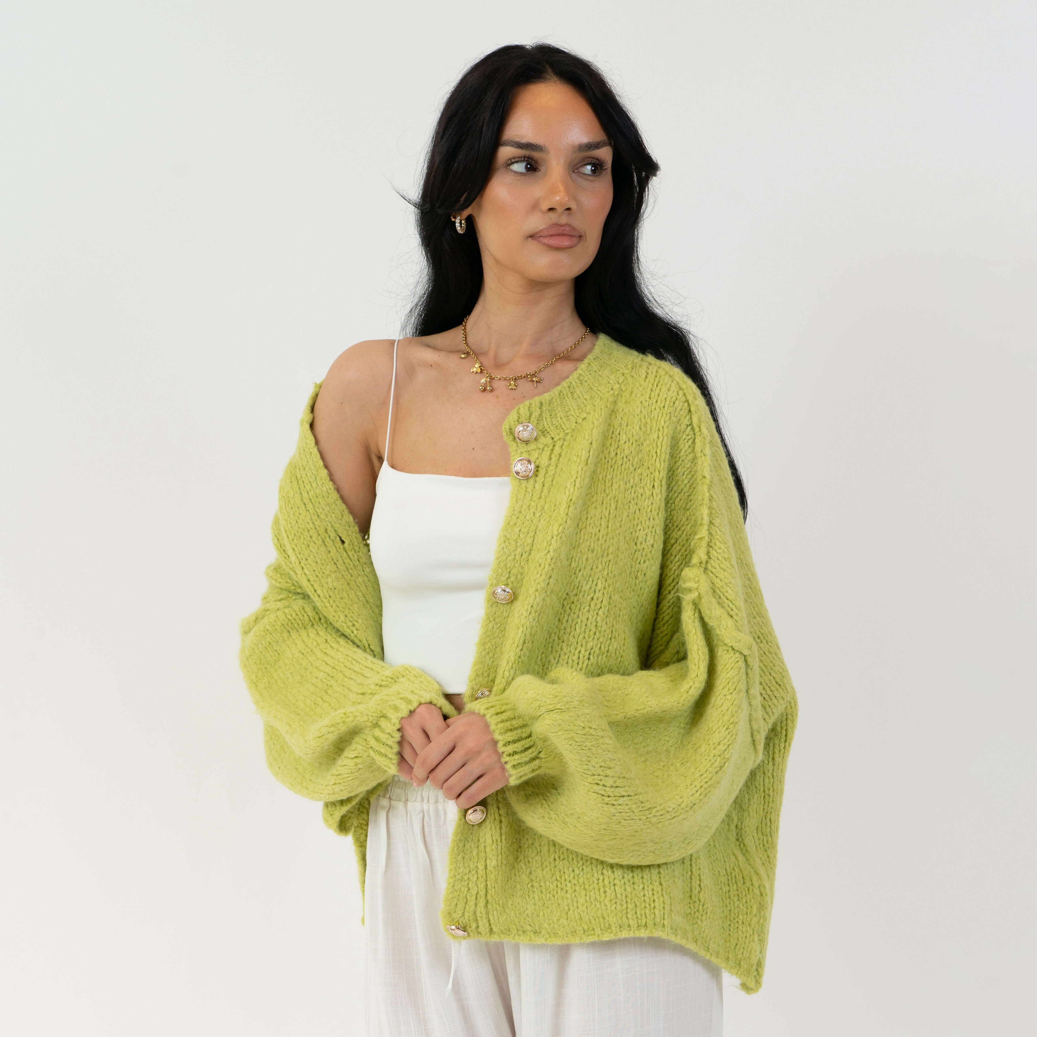 Sophie – Gilet Court Oversize