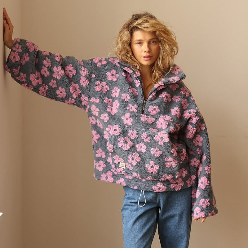 ÉLODIE - PULL SHERPA CONFORT AU STYLE BOHÈME