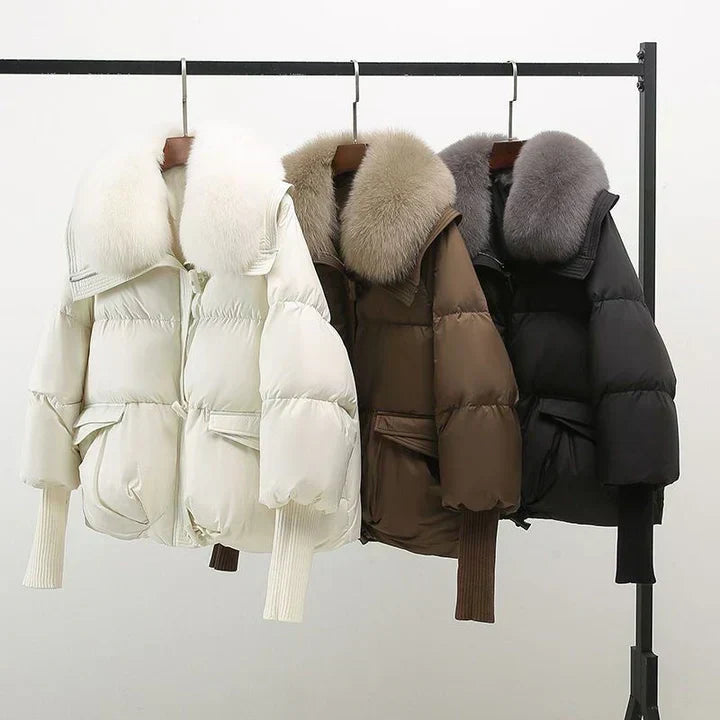 Cerise - Veste élégante en fausse fourrure