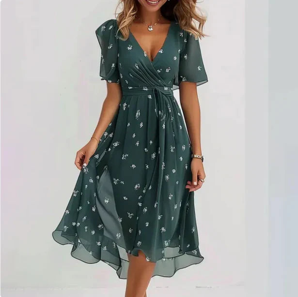 Matilde™ | Robe Maxi Élégante avec Décolleté en V