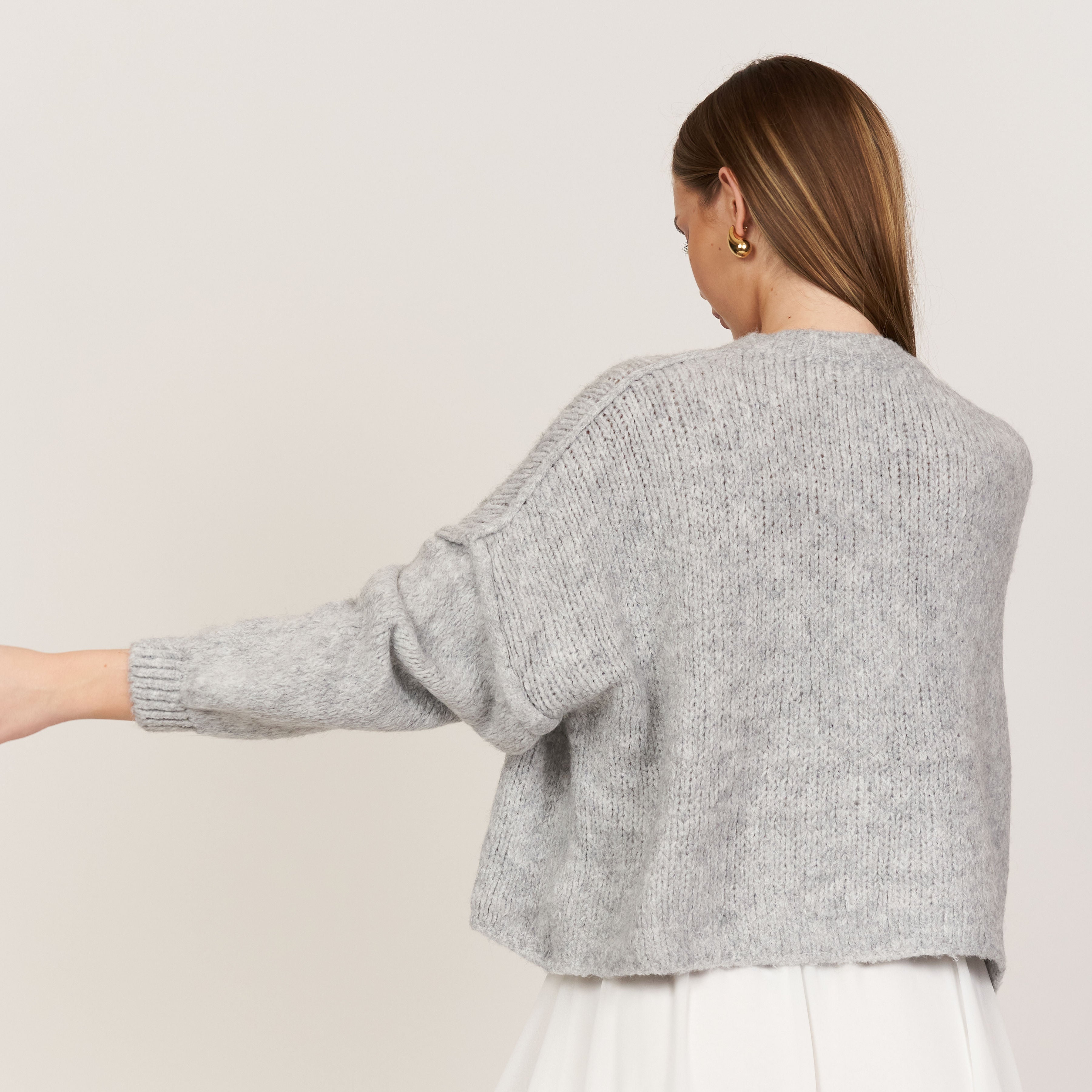 Sophie – Gilet Court Oversize