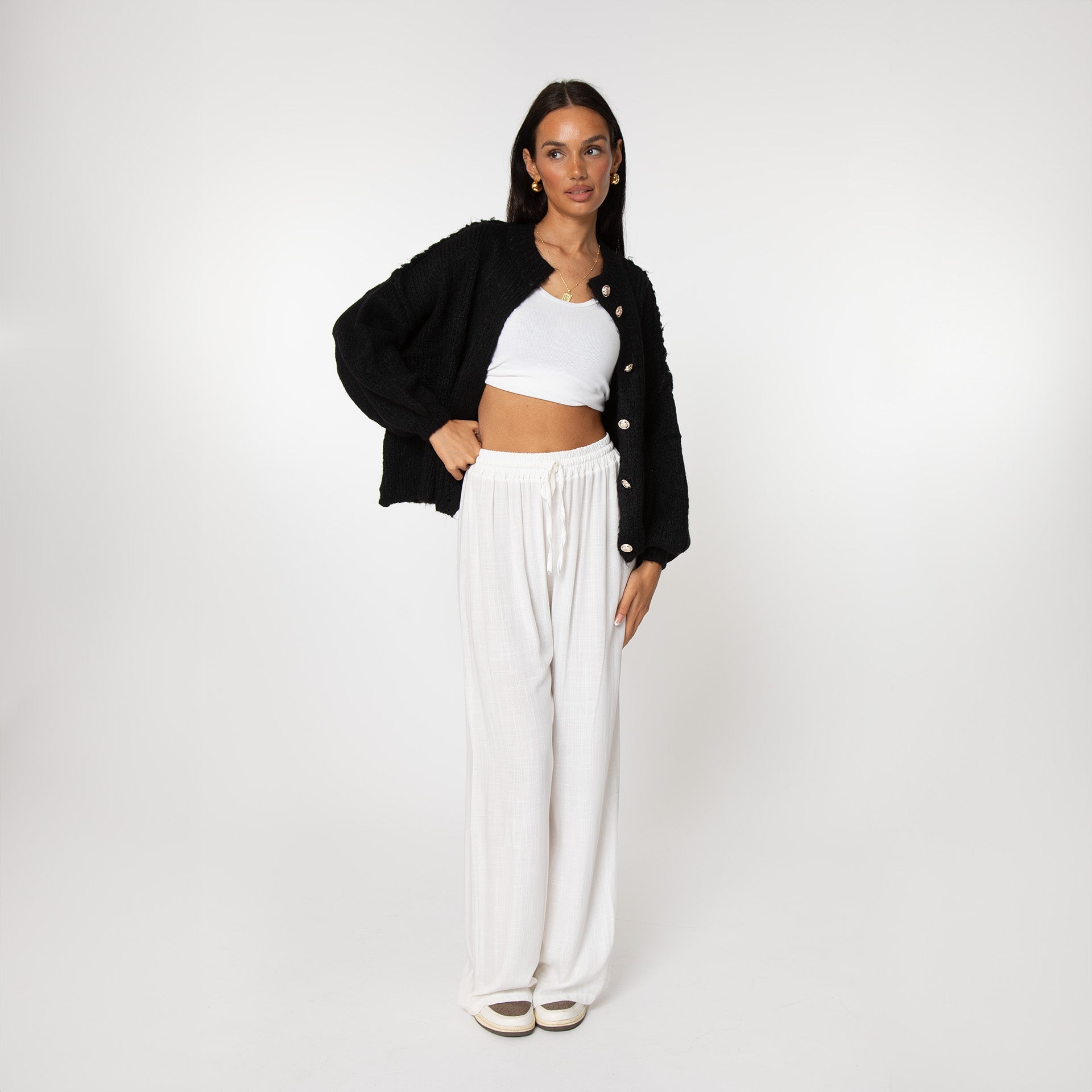 Sophie – Gilet Court Oversize