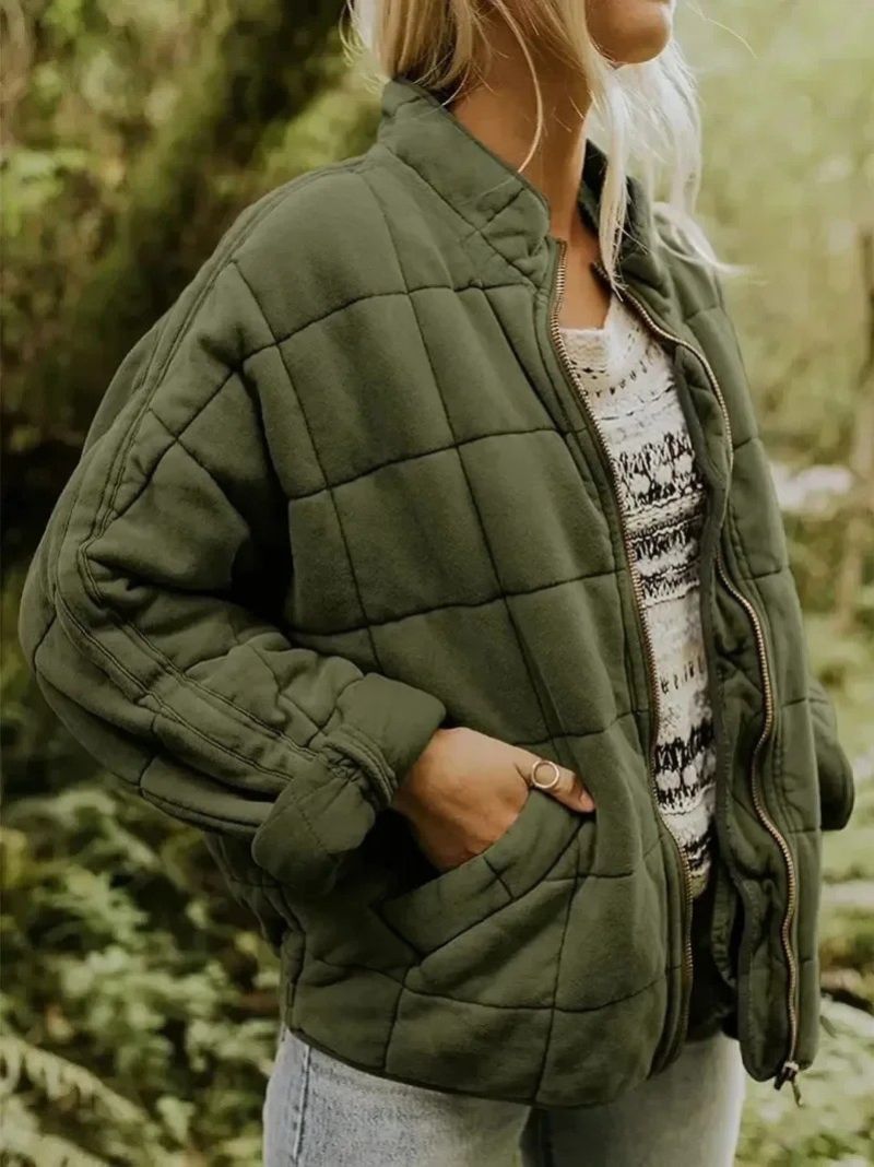 Josiane - Veste doublée oversized élégante chic