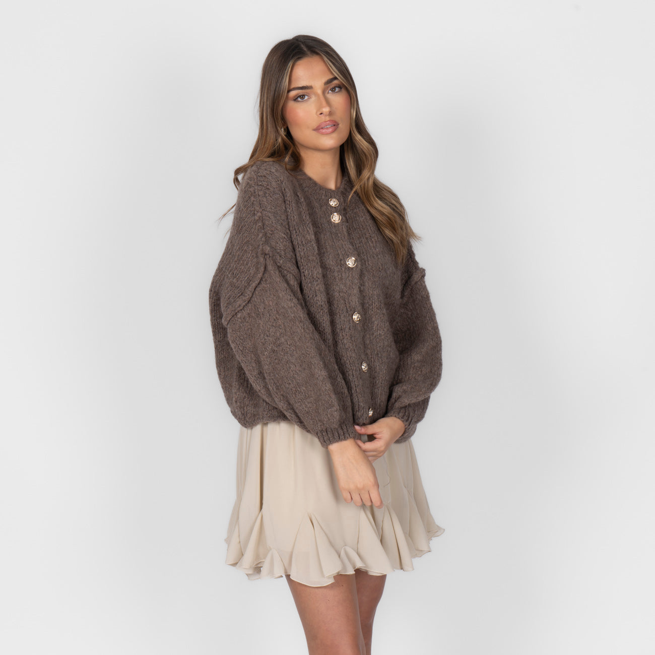 Sophie – Gilet Court Oversize