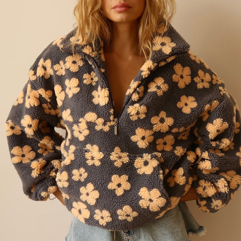 ÉLODIE - PULL SHERPA CONFORT AU STYLE BOHÈME