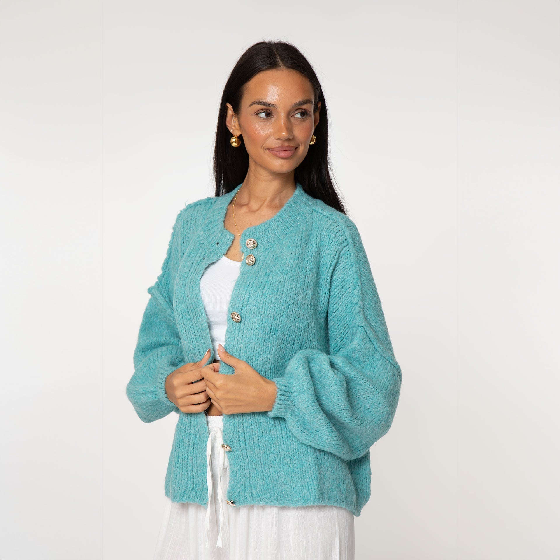 Sophie – Gilet Court Oversize